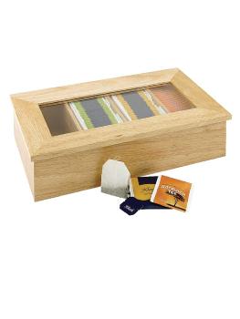 Boîte à thé - H 9 x 33,5 x 20 CM - Olympia - CB808
