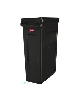 Corbeille - Noir - H 76,2 x 27,9 x 55,8 CM - Rubbermaid - CP653