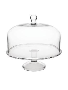 Présentoir à gâteaux - Ø 30 x H 9,5 CM - Verre - Olympia - CS013