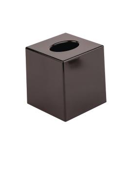 Porte-mouchoirs - Noir - H 13,2 x 12 x 12 CM - Bolero - DA603