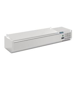 Vitrine réfrigérée - 6 x GN 1/4 - H 27,4 x 140 x 33,5 CM - 230 V - Polar - DA680