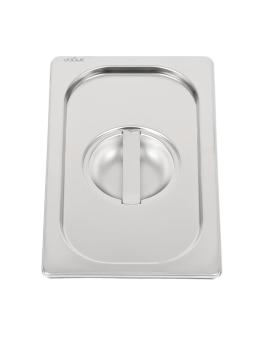 Couvercle bac gastronorme - 1/4 GN - 16,2 x 26,5 CM - inox - Vogue - DW458