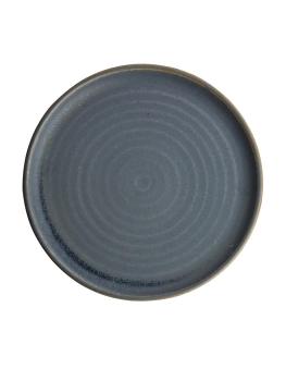 Assiette - 6 pièces - Bleu - Ø 26,5 x H 2,4 CM - Grès - Olympia - FA303