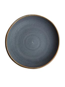 Assiette coupe - 60 CL - 6 pièces - Bleu - H 4 CM - Grès - Olympia - FA306