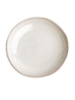 Assiette coupe - 60 CL - 6 pièces - Blanc - H 4 CM - Grès - Olympia - FA334