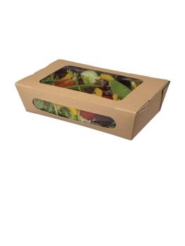 Saladiers jetables - 1 Litre - 200 pièces - H 5 x 20 x 12 CM - Colpac - FA372