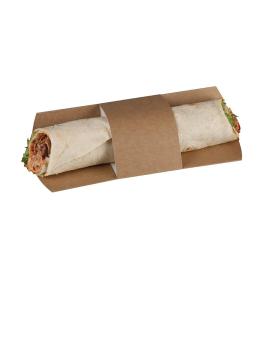 Barquettes tortilla jetables - 1000 pièces - 22,5 x 10,3 CM - Colpac - FA383
