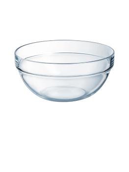 Saladier - 180 CL - 6 pièces - Ø 20 x H 9,2 x 20 x 24,2 CM - Verre - Arcoroc - FB920