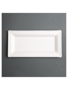 Assiettes jetables - 50 pièces - H 1,4 x 25,8 CM - Vert Fiesta - FC539