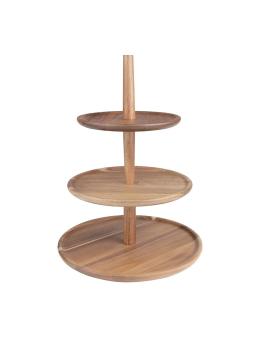 Etagère - H 39,8 CM - Bois d'acacia - Olympia - FE152