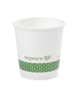 Tasses à expresso jetables - 0,11 Litre - 1000 pièces - Ø 6,2 x H 6,2 CM - Pla/Papier - Vegware - GH028