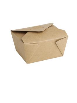 Boîtes alimentaires jetables - 400 pièces - H 6,5 x 11,2 x 9,1 CM - Vert Fiesta - FB673