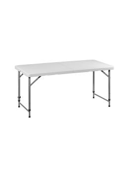 Table - Pliante - Rectangle - Blanc - H 74 x L 122 x L 61 CM - G-Line