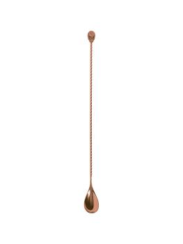 Cuillère de bar - 33 CM - Cuivre - Professionnel du bar - Tête de mort - BSSCP33