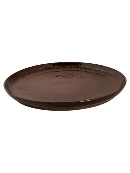 Assiette - H 27 x Ø2.5 CM - 4 pièces - Grès - Palmer - Bama-Cuivre - 532537