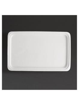 Bac gastronorme - 1/1 GN - Blanc - H 3 x 32,5 x 53 CM - Porcelaine - Olympia - CD714