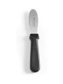 Couteau à beurre dentelé - Polypropylène et acier inoxydable - H 1,5 x 3,3 x 21 cm - Hendi - 855768