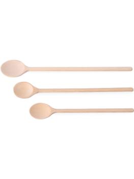 Cuillères en bois - Bois - Lot de 3 - Hendi - 525005