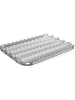 Plateau à baguettes - Acier inoxydable - 60 x 40 cm - Hendi - 808238