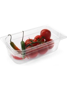 Récipient Gastronorm 1/3 - Polycarbonate - H 10 x 17,6 x 32,5 cm - Hendi - 861523