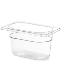 Récipient Gastronorm 1/9 - Polycarbonate - H 10 x 10,8 x 17,6 cm - Hendi - 861820