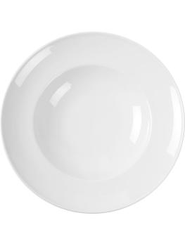 Assiette à pâtes - 6 pièces - Porcelaine - 26 CM - Hendi - 799406