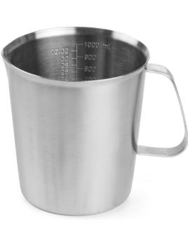 Gobelet doseur - 1 litre - inox - Hendi - 516201