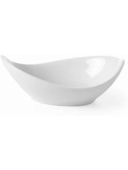 Plat à tapas - 2 pièces - Concha - 9 X 5 CM - 6 pièces - Blanc - Porcelaine - Hendi - 784334