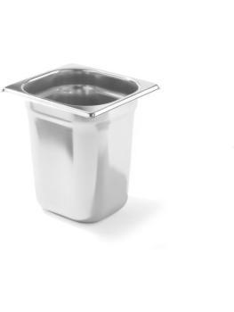 Bac gastronorme - 1/6 GN - 1,6 litre - H 9,6 x 16 x 17,5 CM - Hendi - 801727