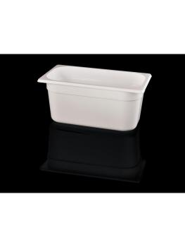 Récipient - 1/3 GN - 5,7 litres - Blanc - H 15 x 32,5 x 17,4 CM - Hendi - 862568