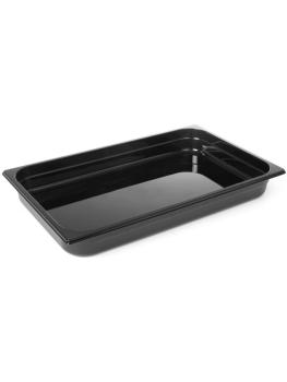 Récipient - 1/1 GN - 9 litres - Noir - H 6.4 x 32.2 x 52.6 CM - Hendi - 862209