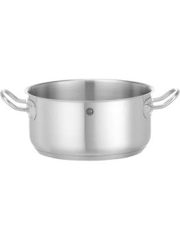Casserole - Basse - Sans couvercle - 2,9 litres - H 10 x Ø 20 CM - Hendi - 837658