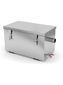 Bac à graisse - 30 litres - H 30,8 x 34,6 x 65 CM - Hendi - 975718