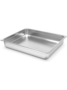 Récipient Gastronorm - 2/1 - 65 mm - Acier inoxydable - Profi Line - Hendi - 801130