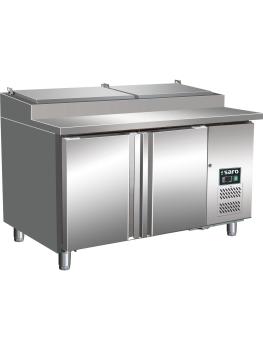 Saladette - 2 portes - H 110,2 x L 136 cm - acier inoxydable - Saro - 323-3235