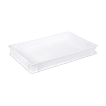 Bol à pizza / Caisse à pâte - Empilable - Blanc - H 7 x L 40 x L 60 CM - G-Line