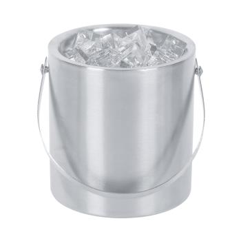 Seau à glace - Double paroi - 1,8 litre - acier inoxydable - Ø 15 x H 17,9 CM - G-Line