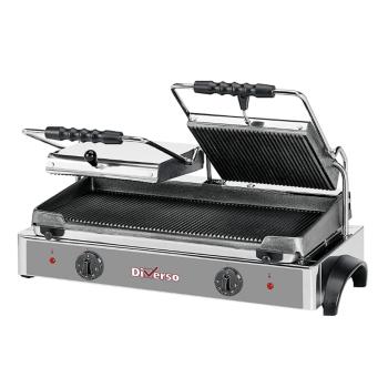 Grill de contact - Double - Nervuré - Diamant - WR-GR82-62