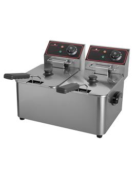 Friteuse - H 31,8 x 43,7 x 37,7 CM - 10 KG - 220 - 240 V - 2000 W - Inox - 5 Litres - Electrique - Caterchef - 688055