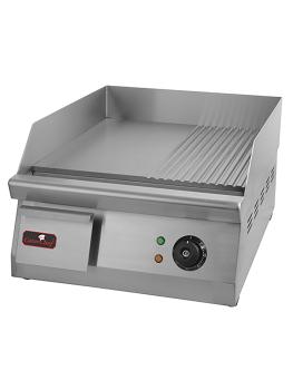 Plaque de cuisson - H 27 x 40 x 54,5 CM - 27,5 KG - 220-240 V - 3000 W - Inox - Lisse/Striée - +50°C / +300°C - Caterchef - 688515