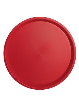 Plateau - H 2.3 CM - 0.4 KG - Ø36.5 CM - Polystyrène (Ps) - Rouge - Caterchef - 430436