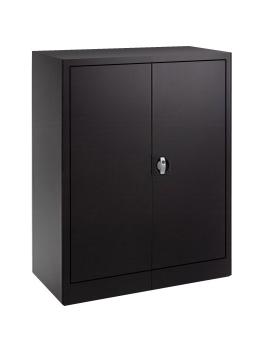 Classeur - Noir - H 100 x 80 x 42 CM - Avec serrure - FLC