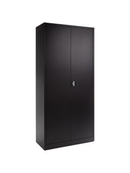Classeur - Noir - H 180 x 80 x 38 CM - Avec serrure - FLC