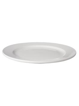 Assiette - Ø24.5 CM - Blanc - 3 pièces - Mammouth - Budgetline - 506940