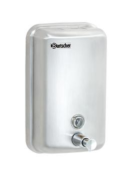 Distributeur de savon - 1 Litre - Mural - Argent - Bartscher - 850007