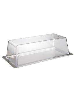 Porte-gâteau - H 10 x 33 x 17 CM - 0,52 KG - acier inoxydable 18/0 - 130176