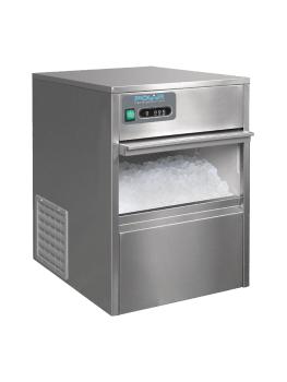 Machine à glaçons - 20kg/24h - H 59 x 38 x 47,7 CM - 230 V - Inox - Polar - T316