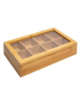 Theedoos - H 6.3 x 31.8 x 19.8 CM - 0.847 KG - Bamboe - Westmark - 081100