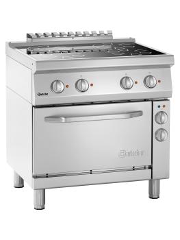 Cuisinière - 4 Foyers - Avec four - Céramique - Bartscher - 287431