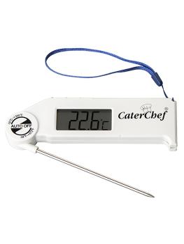 Jauge de Température à Coeur - H 4.5 x 1.7 CM - 0.09 KG - 15.2 CM - Acrylonitrile-Butadiène-Styrène (Abs) - -50°C / +300°C - Caterchef - 208072